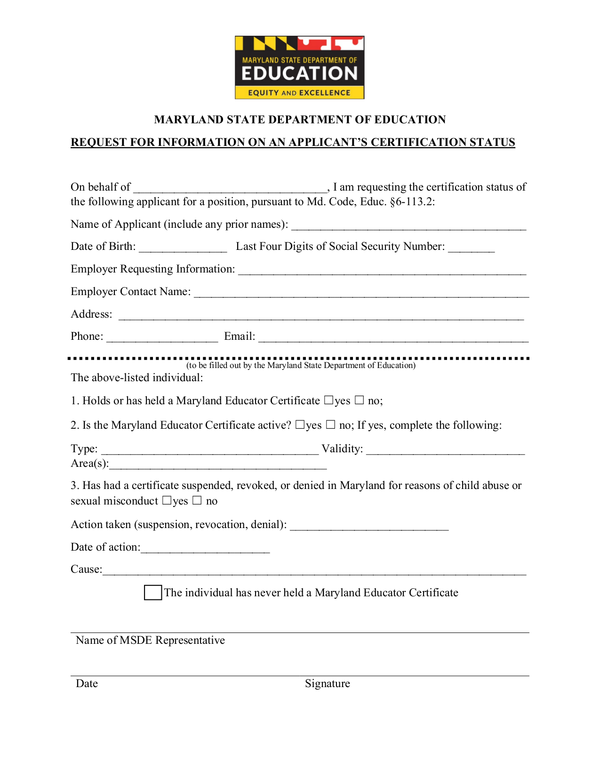 Department Of Education PSLF Employment Certification Form 2023